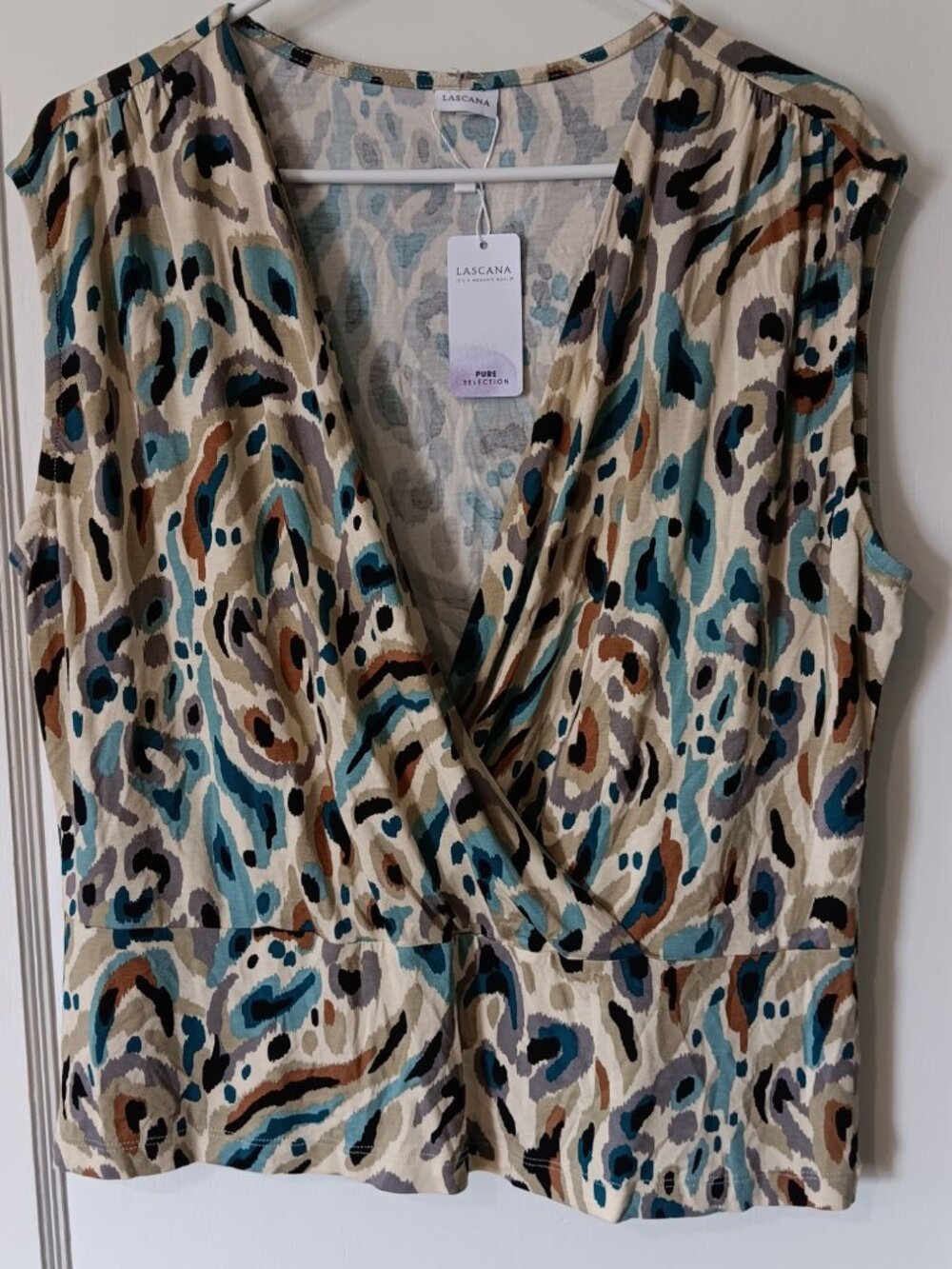Lascana Pure Selection Wrap Top Size 16/18 XL NWT Whimsigoth Earthcore Bohochic